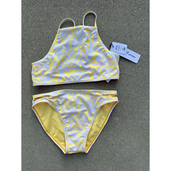 Girls Feather 4 Arrow Sunray Sunshine Bikini swimsuit Swim Toddler 10 NEW